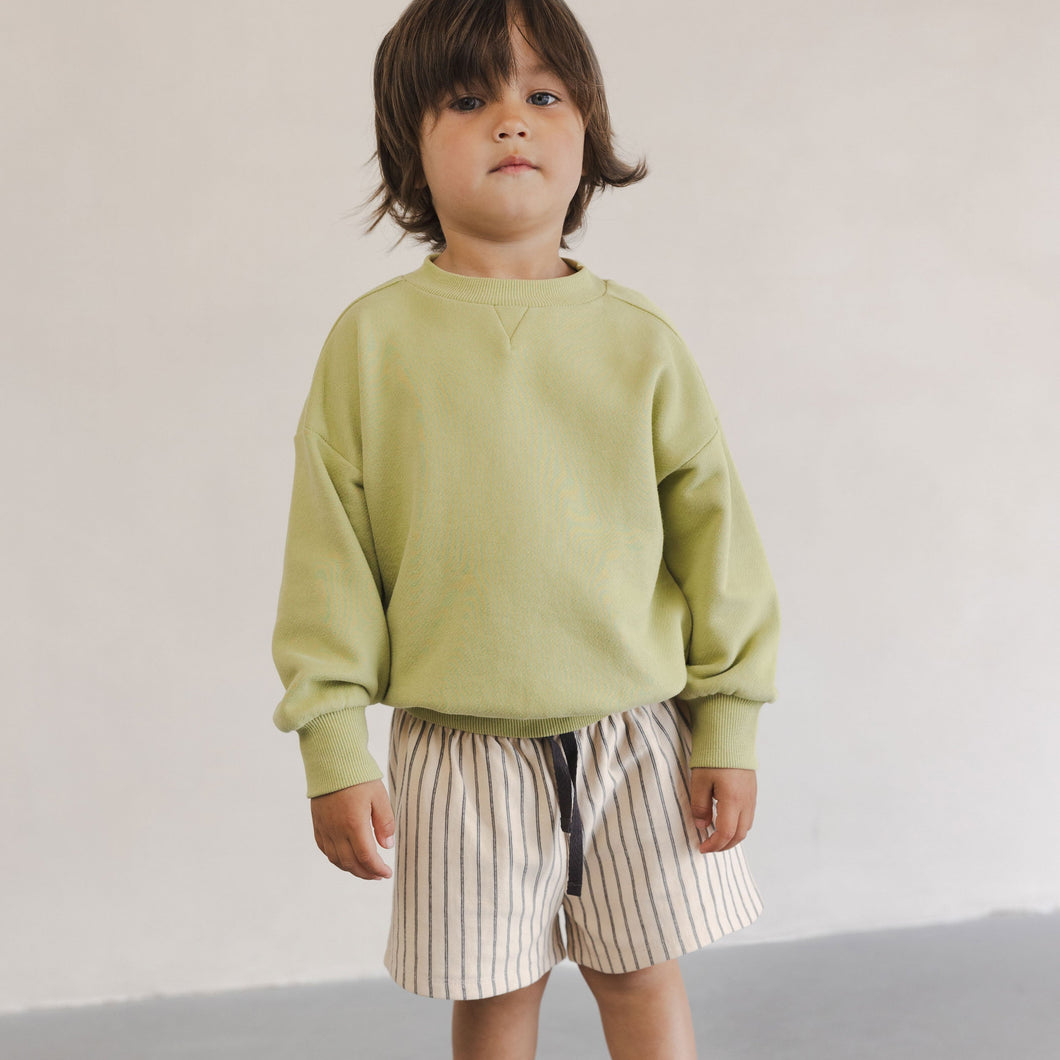 PHIL & PHAE - Beach Shorts (Marshmallow Stripes)