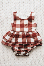 Load image into Gallery viewer, 🎄 Bencer and Hazelnut - Playsuit/Dress - Gingham

