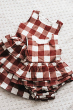 Load image into Gallery viewer, 🎄 Bencer and Hazelnut - Playsuit/Dress - Gingham
