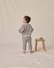 Load image into Gallery viewer, Quincy Mae - Waffle Slouch Set (Ocean Stripe)
