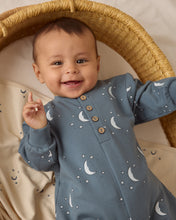 Load image into Gallery viewer, Quincy Mae -  Relaxed Fleece Jumpsuit (Silver Moons)
