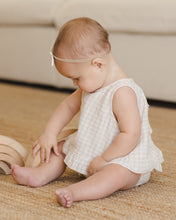 Load image into Gallery viewer, Quincy Mae - Ruffled Tulip Top + Bloomer Set || Oat Check
