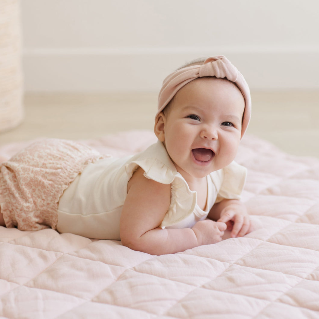 Quincy Mae - Flutter Sleeve Bodysuit (Ivory)