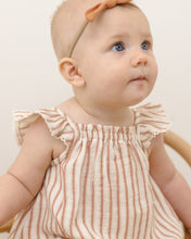 Load image into Gallery viewer, Quincy Mae - Bonnie Romper (Vintage Stripe)
