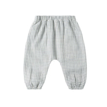 Load image into Gallery viewer, Checkered baby pants on a white background
