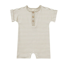 Load image into Gallery viewer, Quincy Mae - Short Sleeve One Piece (Ash Stripe)
