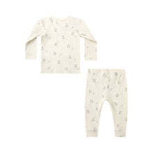 Load image into Gallery viewer, Quincy Mae - Ribbed Tee + Legging Set (Owls)
