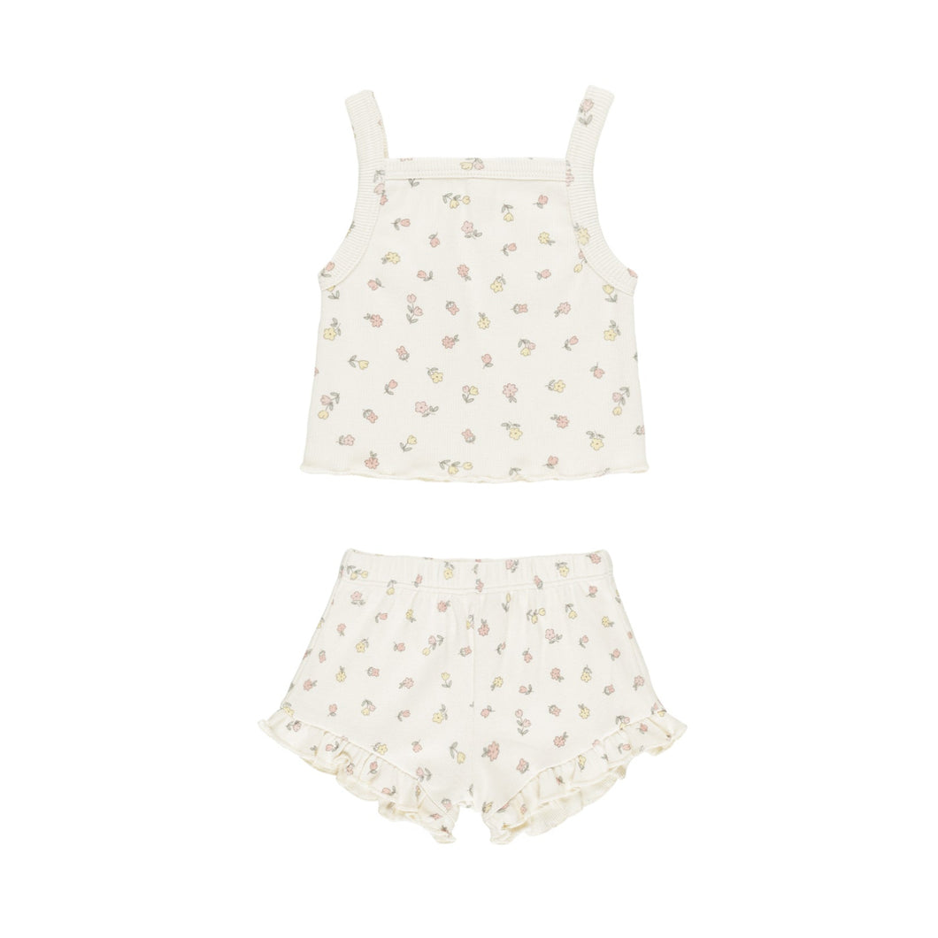 Quincy Mae - Evie Tank Shortie Set (Fleur)