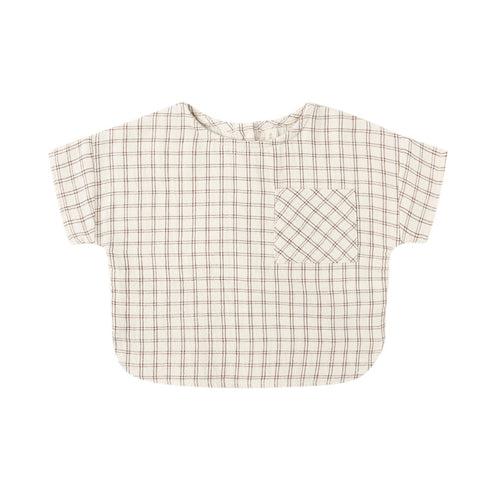 Plaid shirt on a white background