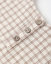 Load image into Gallery viewer, Quincy Mae - Woven Boxy Top (Cedar Check)
