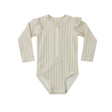 Load image into Gallery viewer, Quincy Mae - Byron Rashguard One-piece (Butterscotch)
