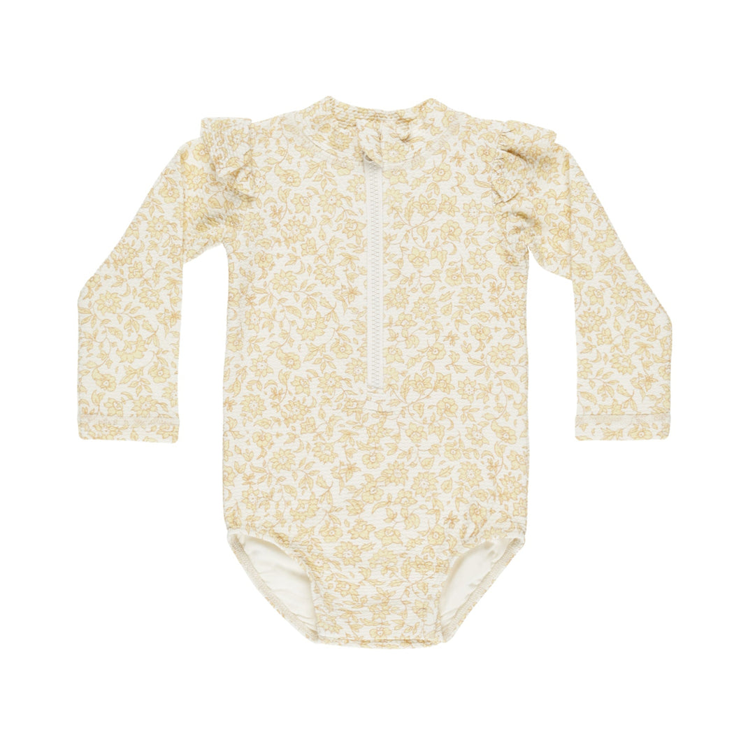 Quincy Mae - Byron Rashguard One Piece (Dahlia)