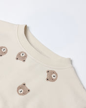 Load image into Gallery viewer, Quincy Mae - Relaxed Sweatshirt + Sweatpant  Set (Brown Bear)
