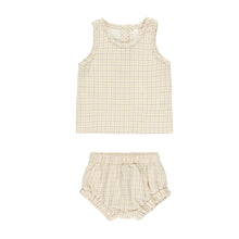 Load image into Gallery viewer, Quincy Mae - Woven Tank + Short Set || Yellow Plaid
