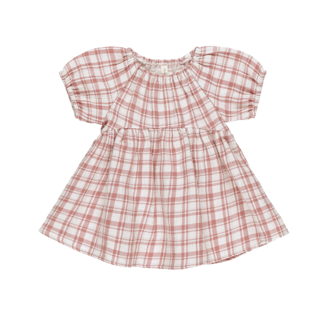 Quincy Mae - Bella Dress (Pink Plaid)