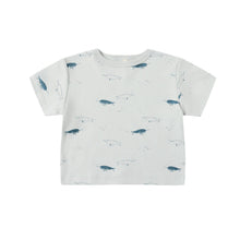 Load image into Gallery viewer, Quincy Mae - Boxy Tee (Narwhals)
