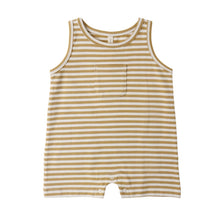 Load image into Gallery viewer, Quincy Mae - Sleeveless One-piece (Honey Stripe)
