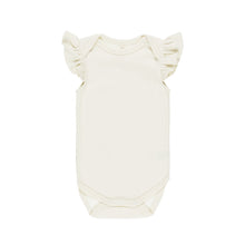 Load image into Gallery viewer, Quincy Mae - Flutter Sleeve Bodysuit (Ivory)
