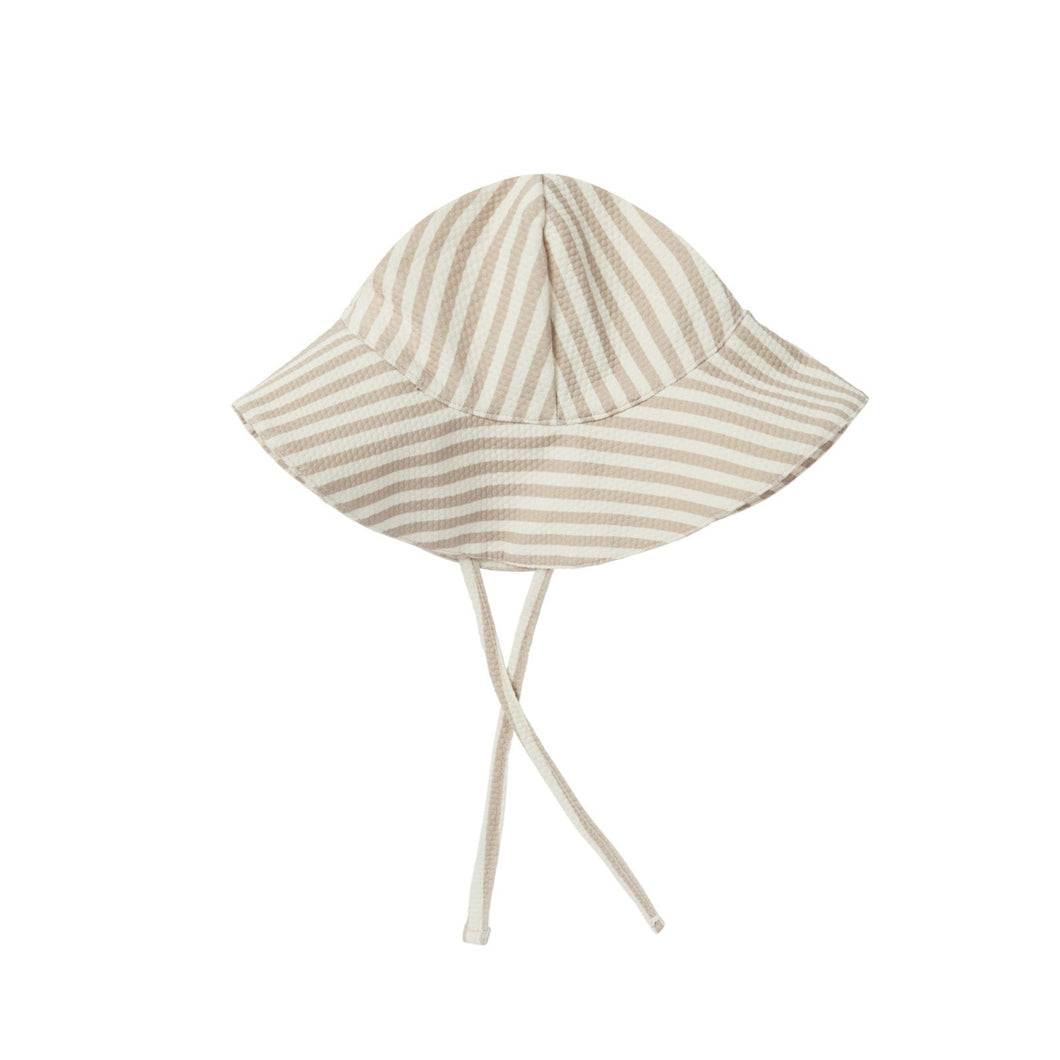 Quincy Mae - Ash Stripe Sun Hat