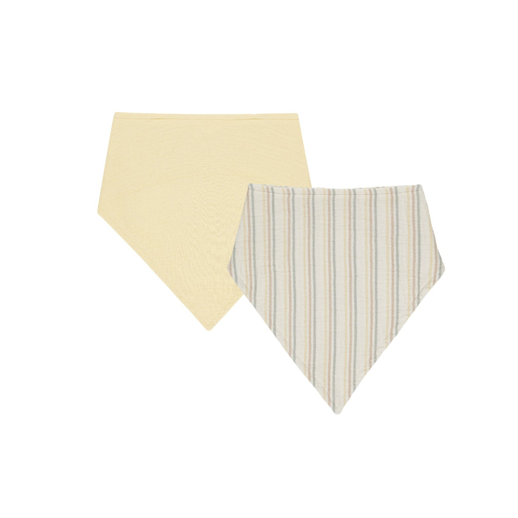 Quincy Mae - Bandana Scarf 2 Packs (Summer Stripe / Yellow)