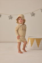 Load image into Gallery viewer, Quincy Mae - Finn Rashguard + Short Set (Honey Stripe Small)
