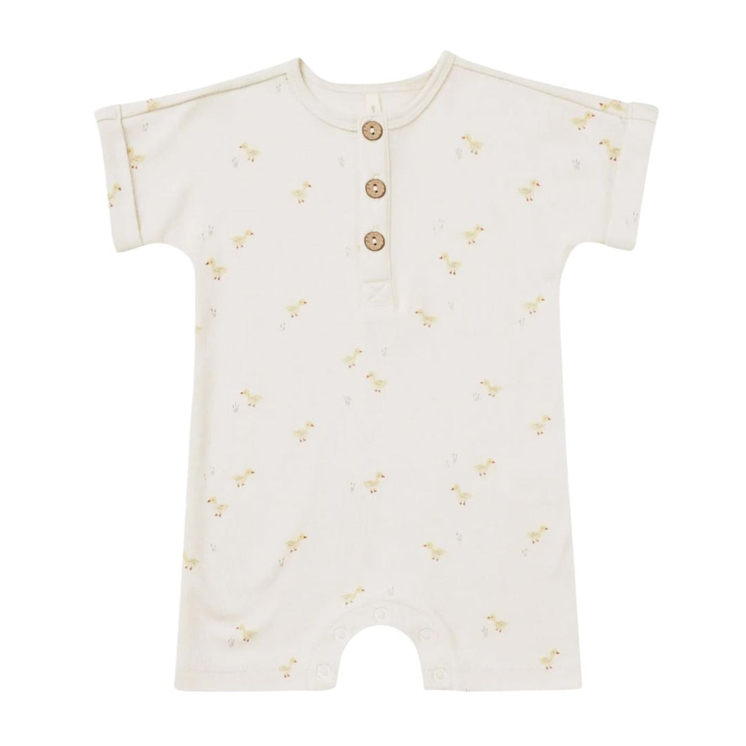 Quincy Mae - Short Sleeve One Piece (Ducks)