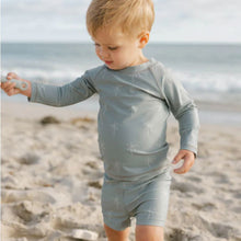 Load image into Gallery viewer, Quincy Mae - Finn Rashguard Short Set (Palms)
