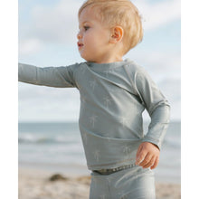 Load image into Gallery viewer, Quincy Mae - Finn Rashguard Short Set (Palms)
