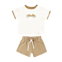 Load image into Gallery viewer, Quincy Mae - Ringer Tee Cars + Play Short Set
