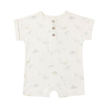 Load image into Gallery viewer, Quincy Mae - Short Sleeve One-piece (Dinosaur)
