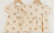Load image into Gallery viewer, Quincy Mae - Short Sleeve Woven Romper (Teddy)
