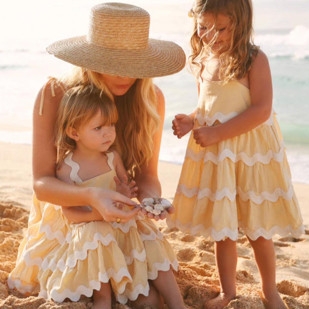 Rylee + Cru - Ric Rac Dress (Yellow)