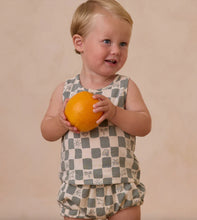 Load image into Gallery viewer, Rylee + Cru - Baby Tank Set (Coastal Check)
