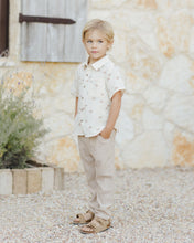 Load image into Gallery viewer, Rylee + Cru - Collared Short Sleeve Shirt || Umbrellas
