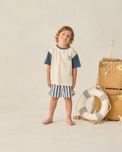 Load image into Gallery viewer, Rylee + Cru - Contrast Short Sleeve Tee (Nautical Flag)
