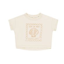 Load image into Gallery viewer, Rylee + Cru - Boxy Tee (Seashell)
