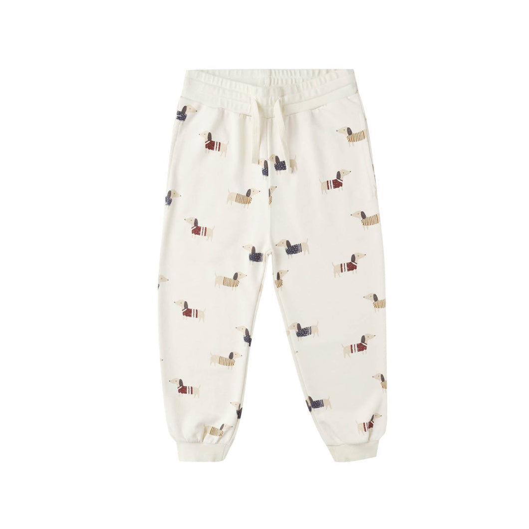 Rylee + Cru -  Relaxed Sweatpant (Dachshund)