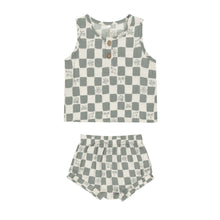 Load image into Gallery viewer, Rylee + Cru - Baby Tank Set (Coastal Check)
