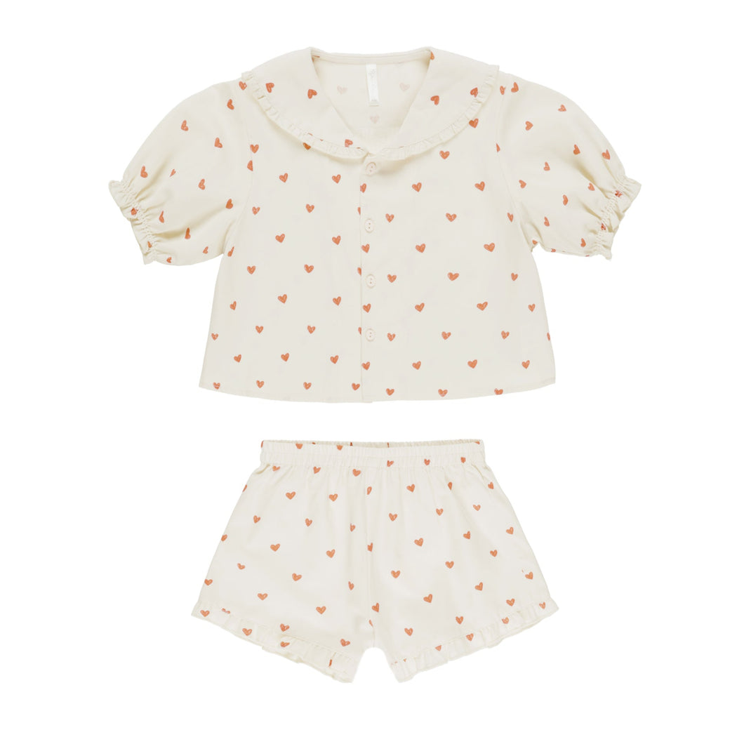 Rylee + Cru - Delilah Pajama Set (Hearts)