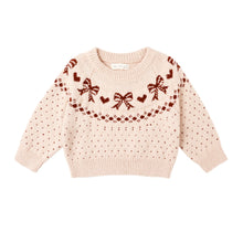 Load image into Gallery viewer, [🌲] Rylee + Cru - Fair Isle Sweater (Bows)
