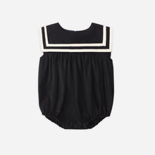 Load image into Gallery viewer, Rylee + Cru - Sailor Romper (Black)
