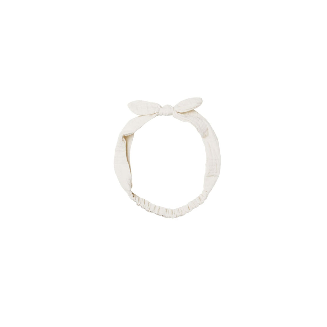 Rylee + Cru - Baby Bow Headband (Ivory)