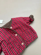 Load image into Gallery viewer, [預購] Guapoo - Reversible Teddy Jacket Red Stripes
