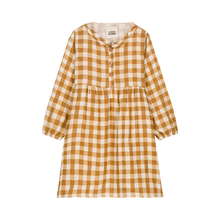 Load image into Gallery viewer, Studio Bohème - Vermont Dress (Vichy Caramel) 18M
