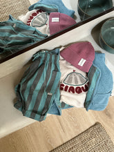Load image into Gallery viewer, Guapoo - 有機棉寬褲  Frosty Toffee Stripes
