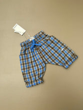 Load image into Gallery viewer, Guapoo - 有機棉寬褲 Sky Blue Check

