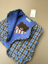 Load image into Gallery viewer, Guapoo - 有機棉寬褲 Sky Blue Check
