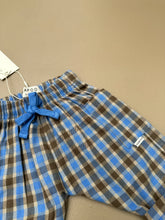 Load image into Gallery viewer, Guapoo - 有機棉寬褲 Sky Blue Check
