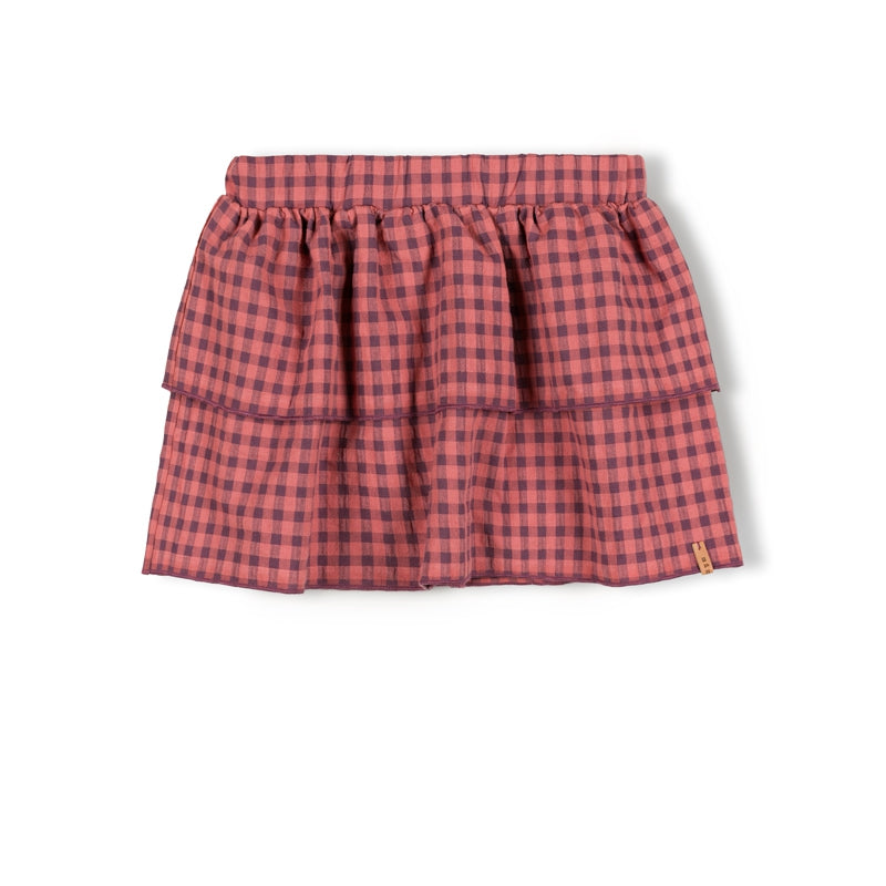 Nixnut- Ply Skirt (Spice Checkered)