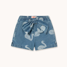 Load image into Gallery viewer, Tiny Cottons - Big Swans Shorts (Medium Wash Denim)
